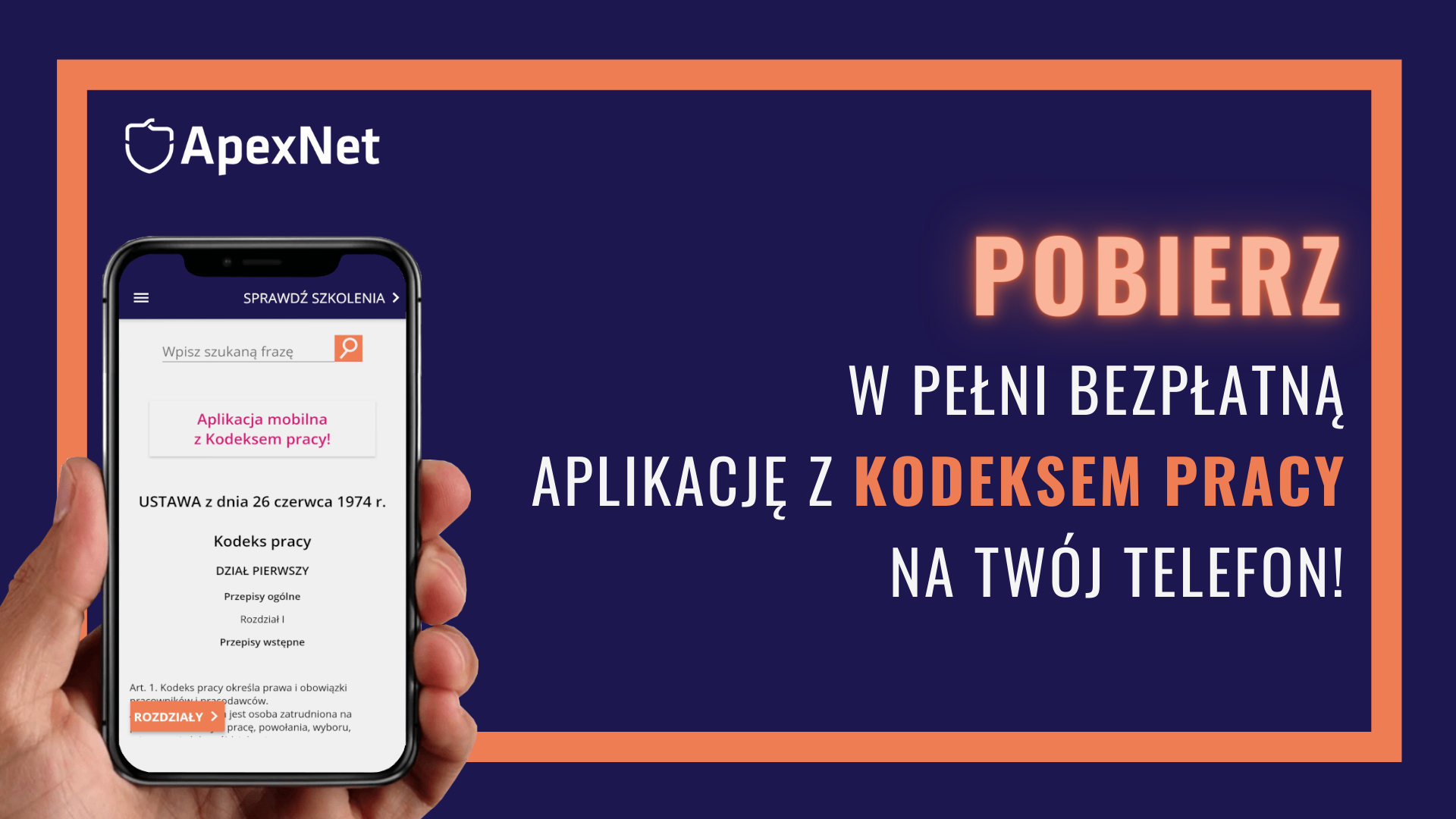 Pobierz w pełni bezpłatną aplikację z Kodeksem pracy