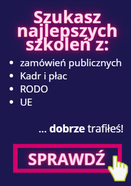 Szkolenia ApexNet Szkolenia z zamówień publicznych, kadr i płac, rodo i temartki UE! Wybitna kadra, certyfikaty, dostępy do EduStrefy, wiedza 100% z nowych przepisów. Szkolenia praktyczne, teoretyczne, warsztatowe, orzecznictwo KIO i sądów, setki tysięcy zadowolonych klien